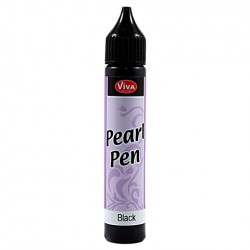 Viva Decor Pearl Pen Black 25ml